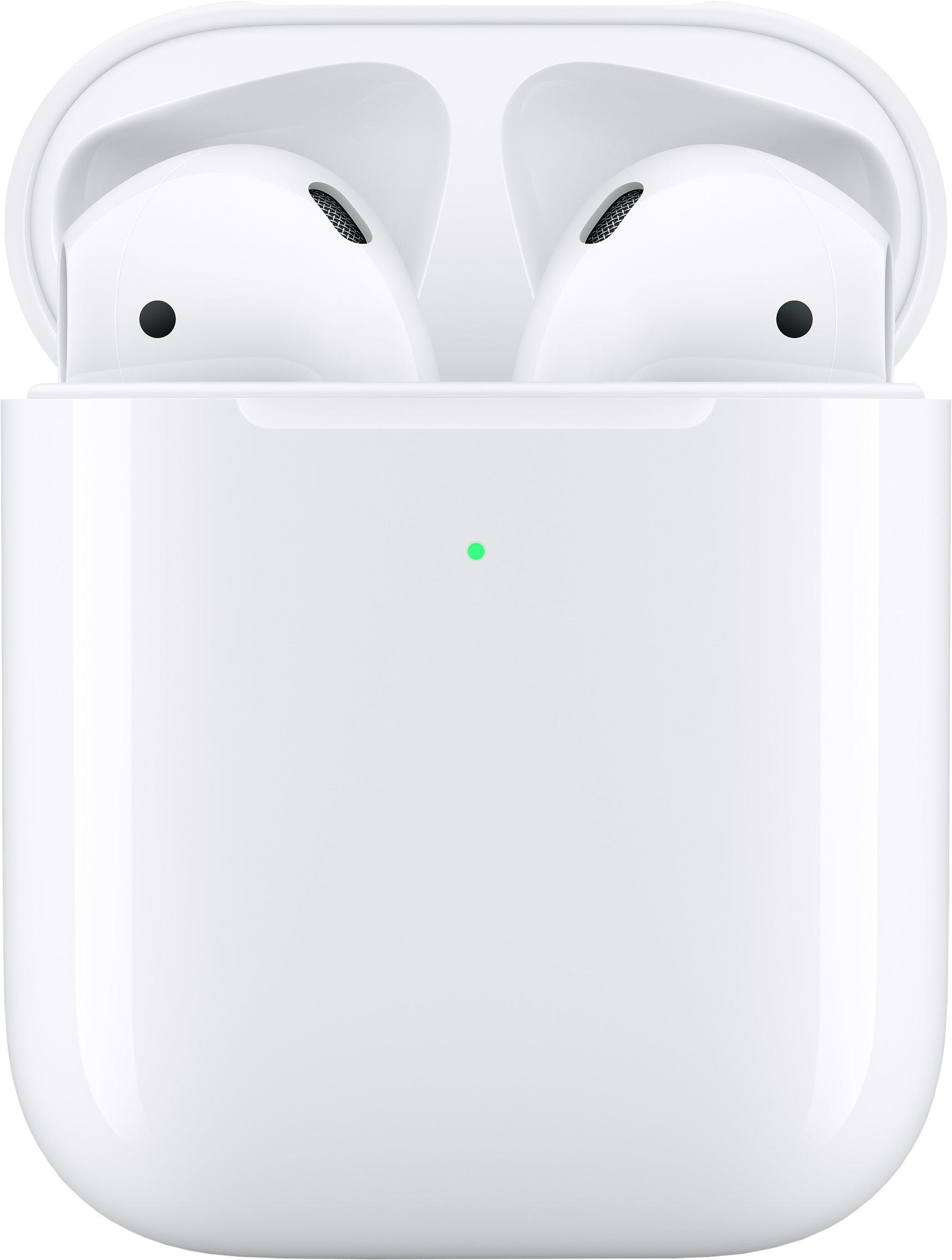APPLE AirPods (2019) 2nd Gen. - True Wireless Kopfhörer mit kabellosem Ladecase (In-ear, Weiss)