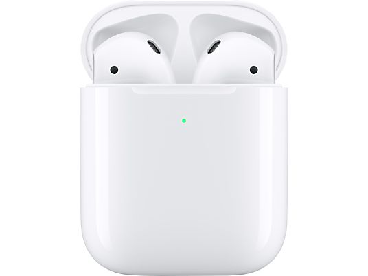 APPLE AirPods (2019) 2nd Gen. - True Wireless Kopfhörer mit kabellosem Ladecase (In-ear, Weiss)