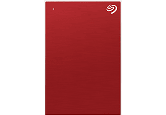SEAGATE Backup Plus Slim - Disque dur (HDD, 1 TB, Rouge)