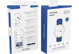 WITHINGS Move, Smartwatch, 200 mm, Weiß/Blau