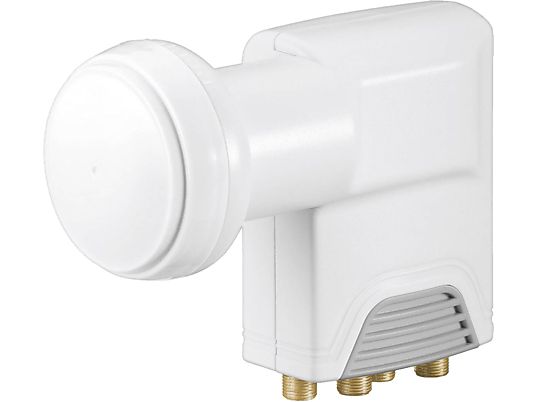 GOOBAY Universal - Quad LNB (Grigio/Bianco)