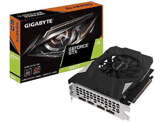 Tarjeta gráfica - Gigabyte GV-N166TIXOC-6GD GTX 1660Ti 6GB, Windforce, 192 bits, HDMI, DisplayPort