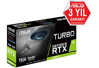ASUS Turbo GeForce RTX 2080 Ti 11GB GDDR5 Ekran Kartı
