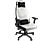 NOBLECHAIRS Icon - Chaise de jeu (Noir/Blanc)