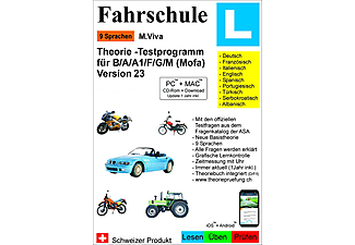 Theorie-Testprogramm für Fahrschüler: Version 23 (2019/20) - PC/MAC - Deutsch, Französisch, Italienisch