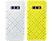 SAMSUNG Galaxy S10E Pattern cover Fehér/Sárga (OSAM-EF-XG970CWEG)