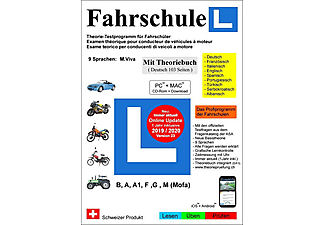 Theorie-Testprogramm für Fahrschüler: Version 23 (2019/20) + Theoriebuch - PC/MAC - Deutsch