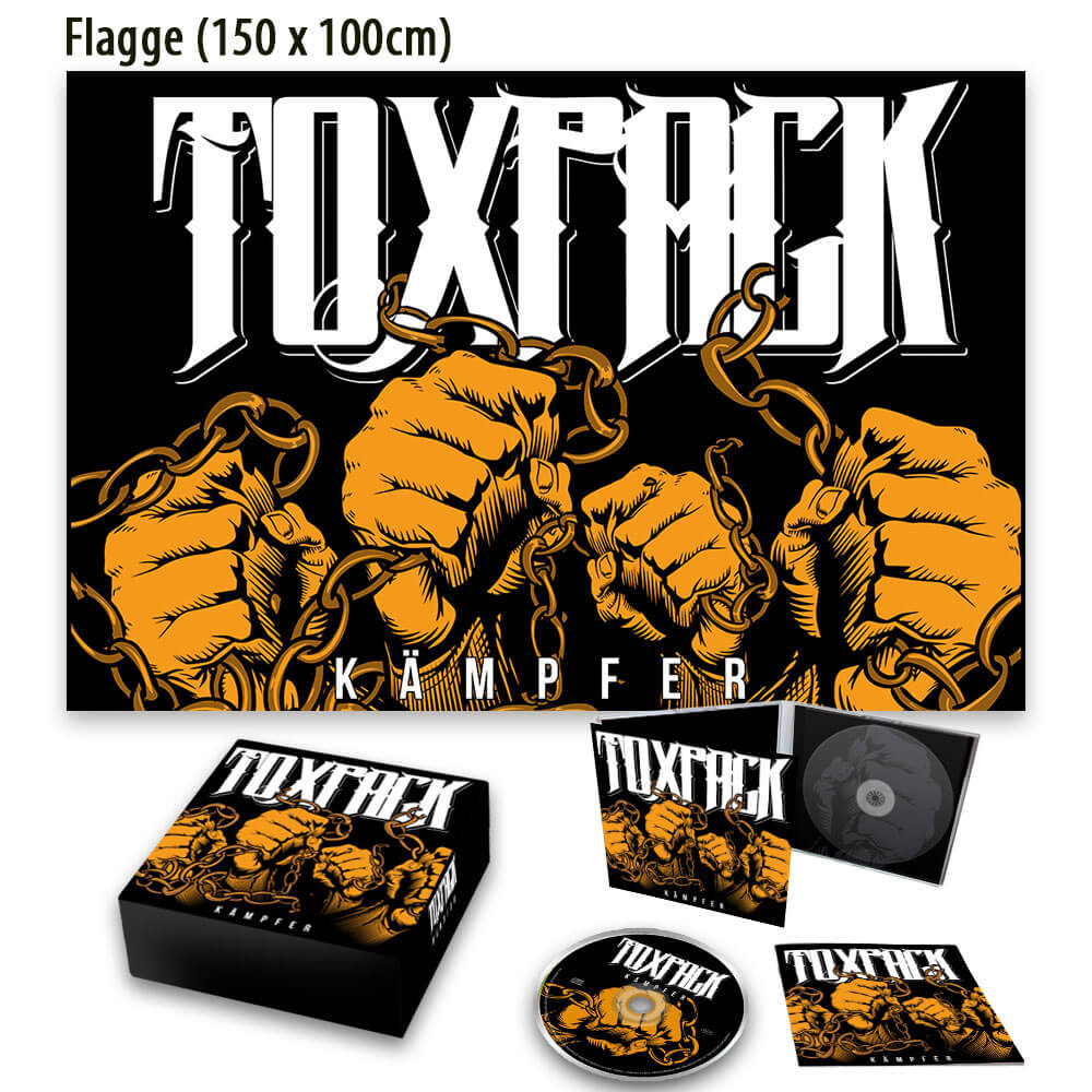 Toxpack - Kämpfer (Exklusive Edition mit Flagge 150x100 cm)  - (CD)