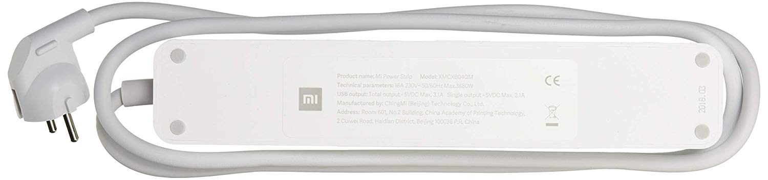 Regleta - Xiaomi 18082, Blanco