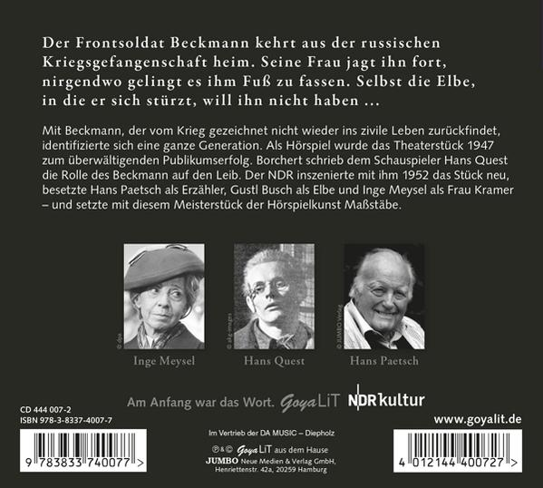 Wolfgang Borchert - Draussen Vor Der Tür  - (CD)
