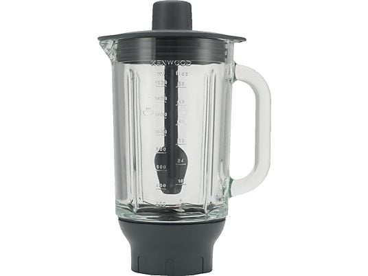 KENWOOD KAH359GL ThermoResist - Mixaufsatz (Schwarz/Transparent)