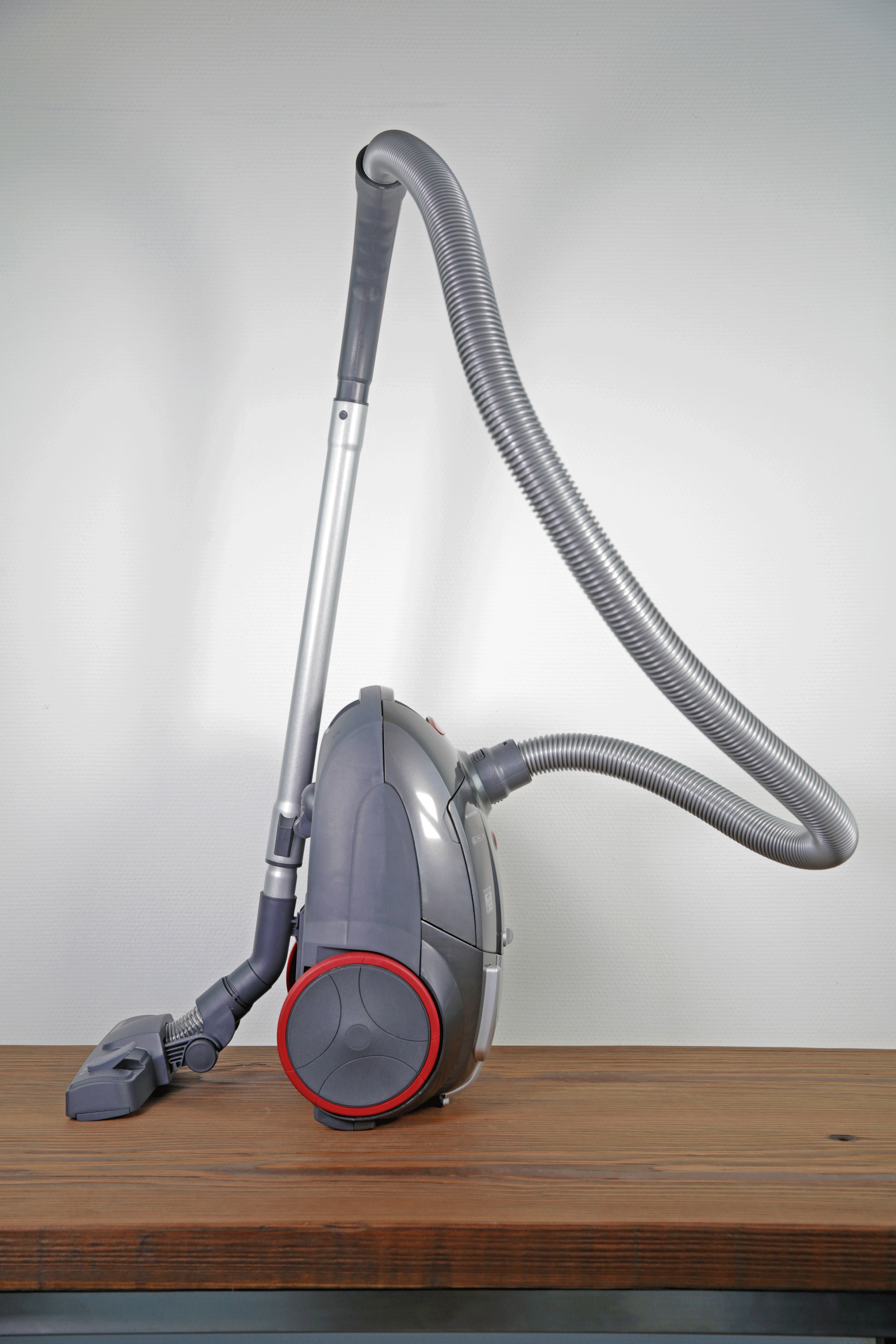 HOOVER TE22PAR 021 - Aspirapolvere (Grigio/Rosso, con la borsa)