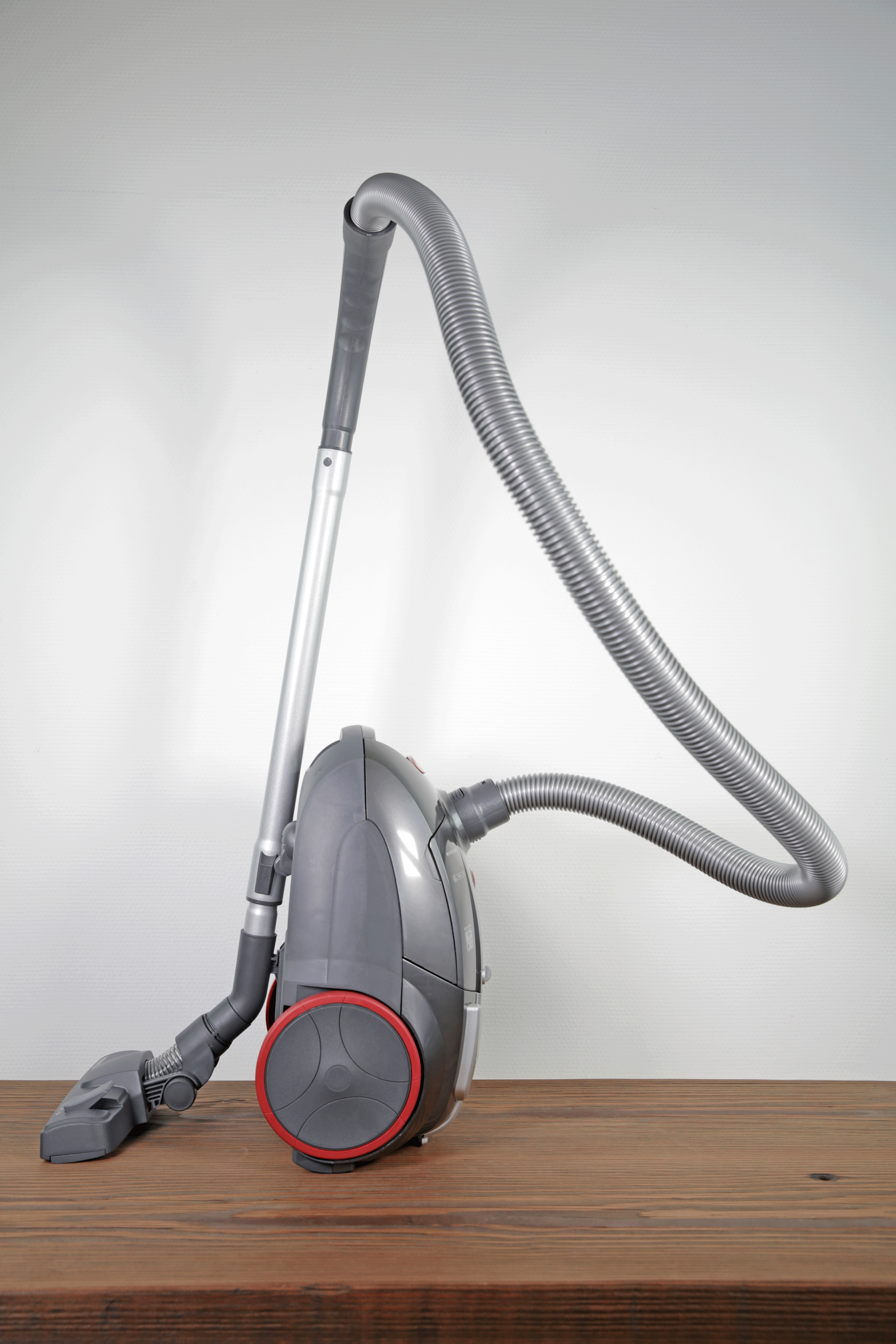 HOOVER TE22PAR 021 - Aspirapolvere (Grigio/Rosso, con la borsa)