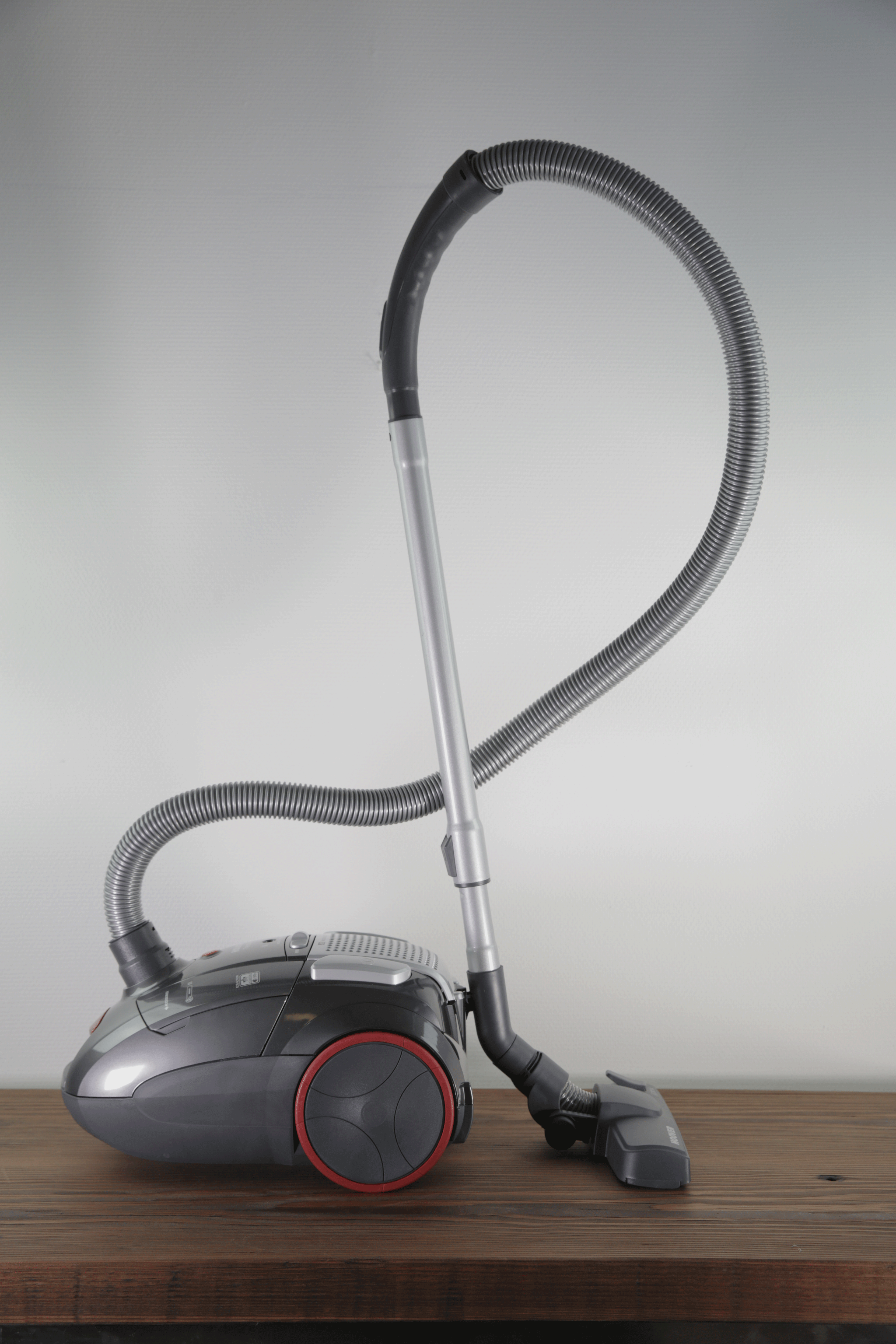 HOOVER TE22PAR 021 - Aspirapolvere (Grigio/Rosso, con la borsa)