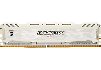 BALLISTIX Sport LT 16 GB (1 x 16 GB) Kit 3200 DIMM DR weiß Arbeitsspeicher 16 GB DDR4