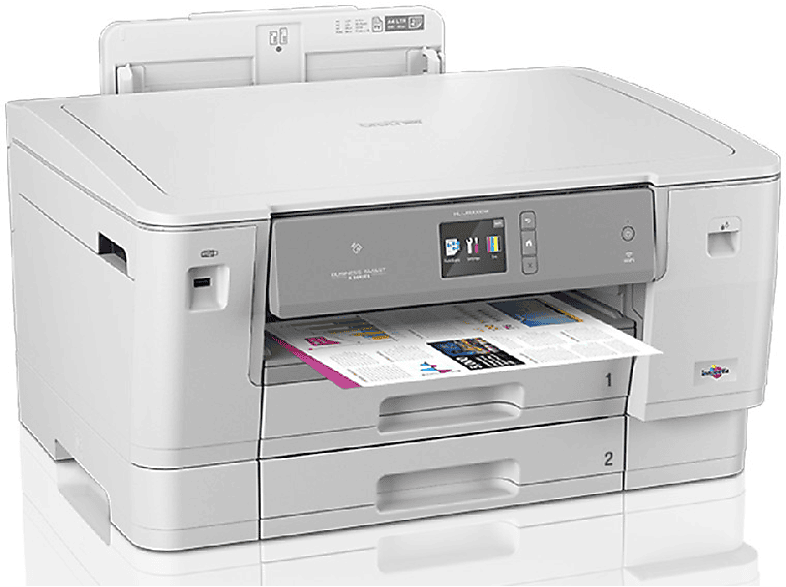 Impresora - Brother HL-J6000DW, Inyección de tinta, A3, Color, 20 ppm, Doble cara, Wi-Fi