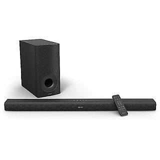 Barra de sonido - Denon DHT-S316, Subwoofer inalámbrico, Bluetooth, Dolby Digital, DTS, HDMI, Negro