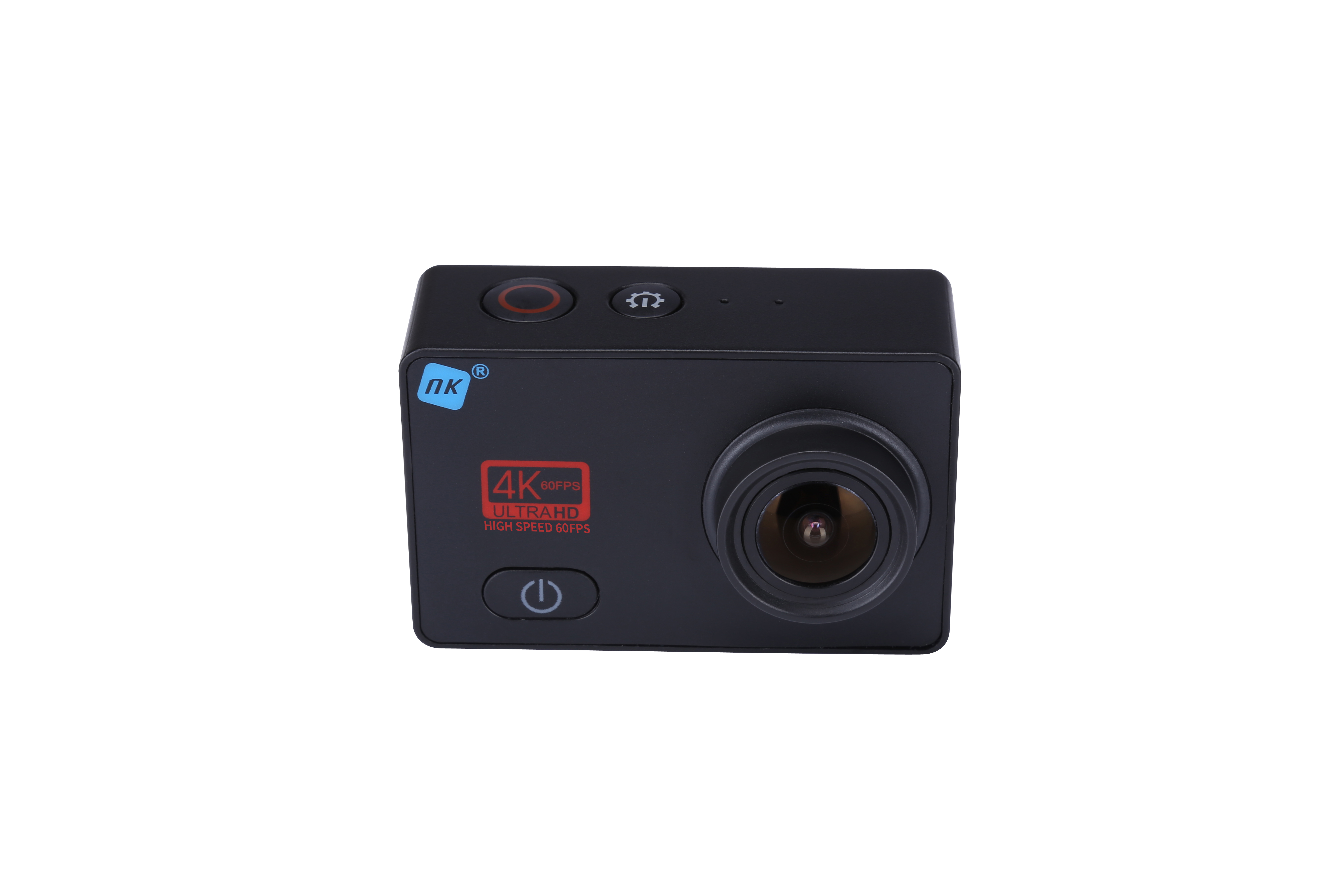 Cámara deportiva - NK Gamma Ultra HD, 4K 60 fps, 16 MP, Wi-Fi, HDMI, Impermeable, Negro