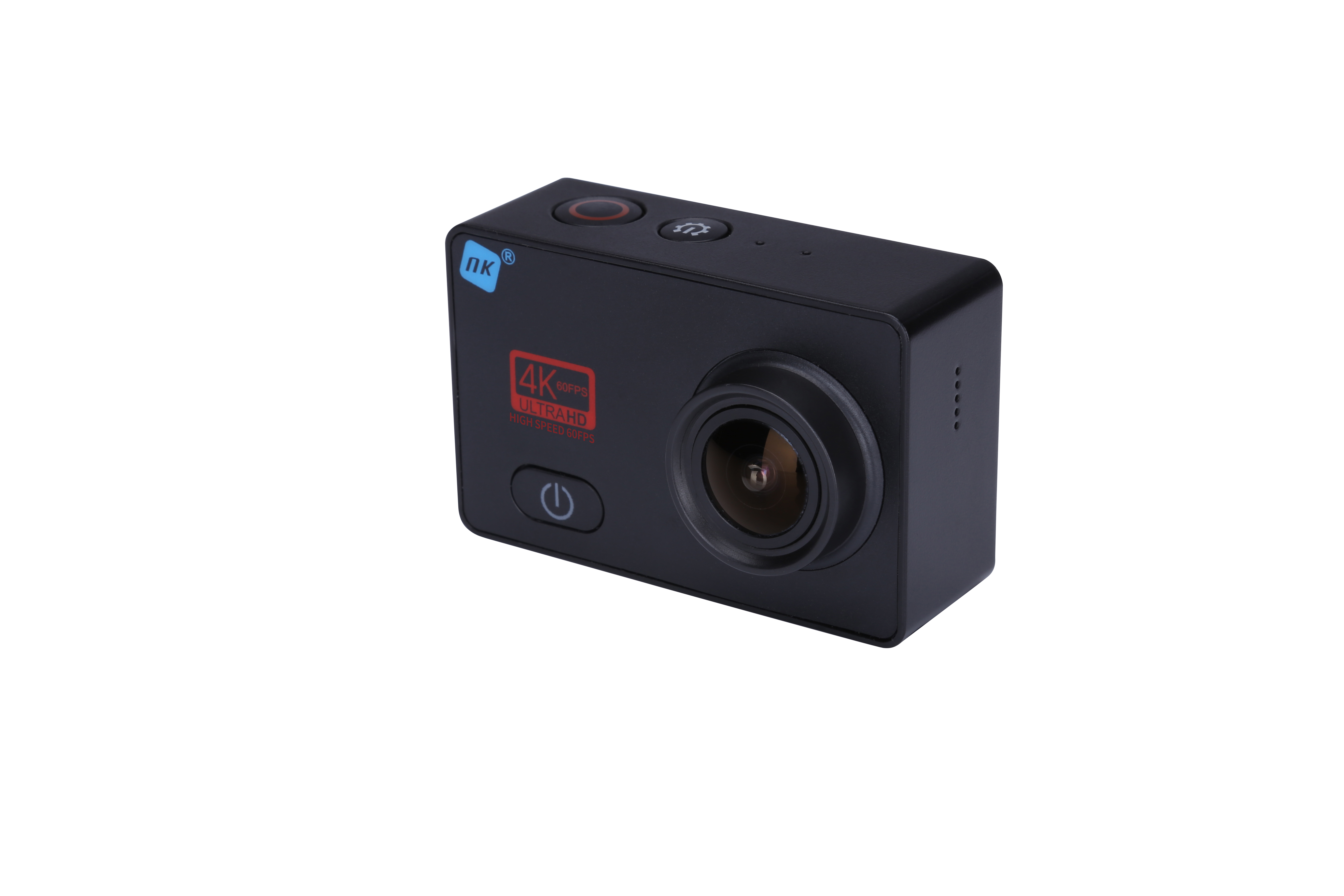 Cámara deportiva - NK Gamma Ultra HD, 4K 60 fps, 16 MP, Wi-Fi, HDMI, Impermeable, Negro
