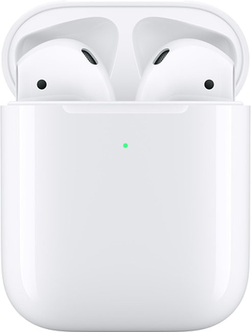 APPLE Écouteurs sans fil AirPods 2 + Station de charge sans fil