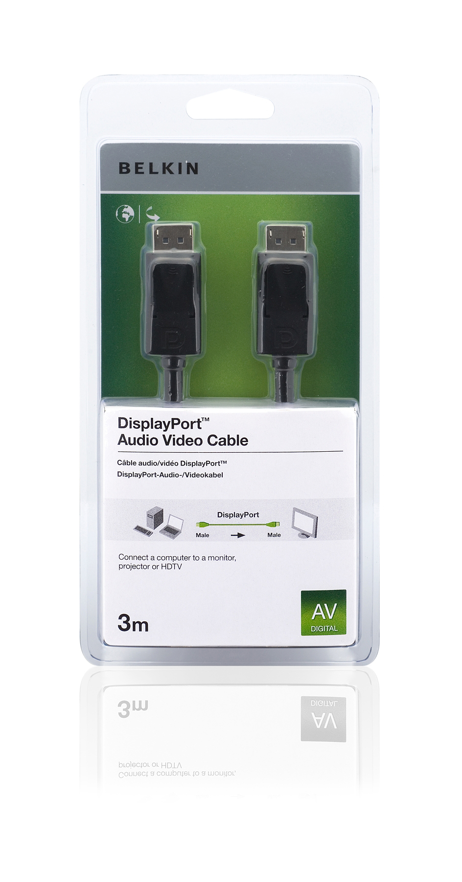 BELKIN F2CD000BT3M DisplayPort Kabel, 3 m