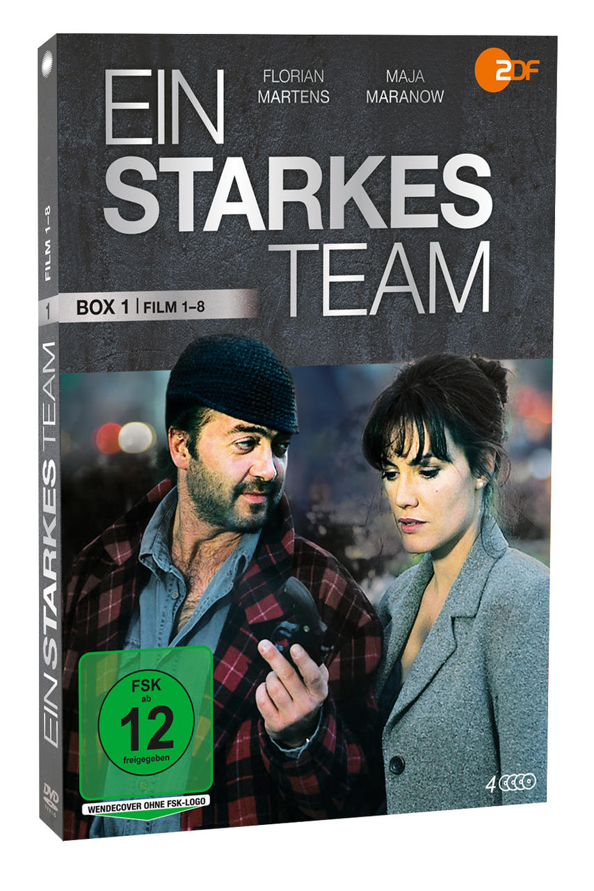 DVD-Cover: Zwei Personen auf dem Cover. Titel: Ein Starkes Team. Schauspieler: Florian Martens, Maja Maranow. 2 ZDF Logo.
