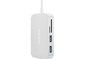 MINIX NEO C-X - Adaptateur USB-C multiport, Argent