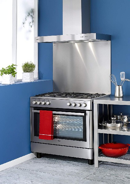 Cocina Semi Profesional | Beko GM 15121 DX, 5 Focos A Gas, Horno ...