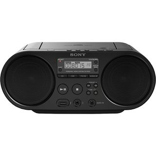 SONY ZS-PS55B CD-Boombox - Digitaler Radio-Tuner (DAB+, FM, Schwarz)