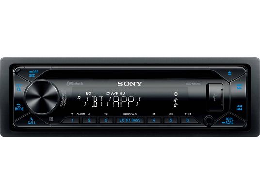 SONY MEX-N4300BT - Autoradio (1 DIN, Schwarz)