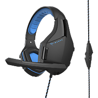 PIRANHA HP 25 Gaming Headset, Schwarz/Blau