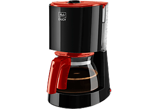 MELITTA 1017-09 ENJOY BASIS - Filterkaffeemaschine (Schwarz/Rot)