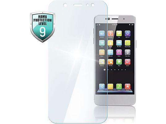 HAMA Premium Crystal Glass - Protezione dello schermo di vetro reale (Adatto per modello: Samsung Galaxy A40)