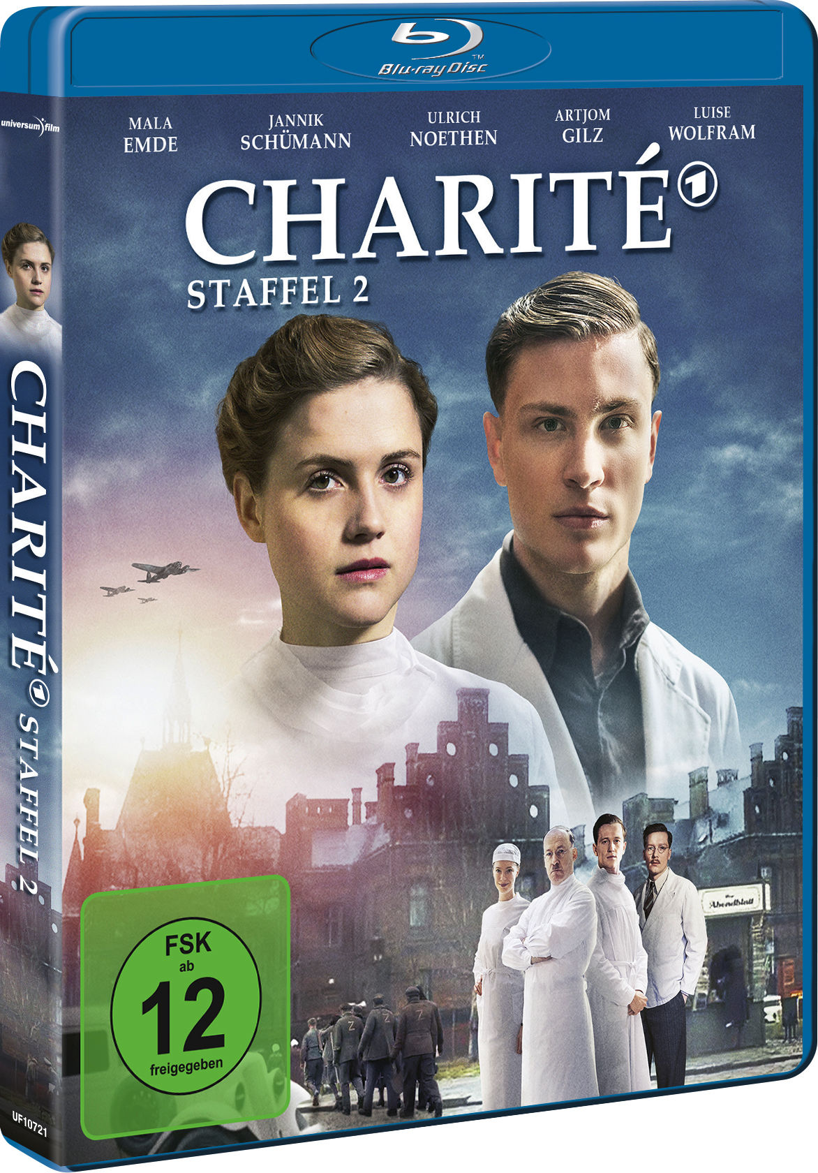 DVD-Cover mit zwei Personen und dem Titel Charité.