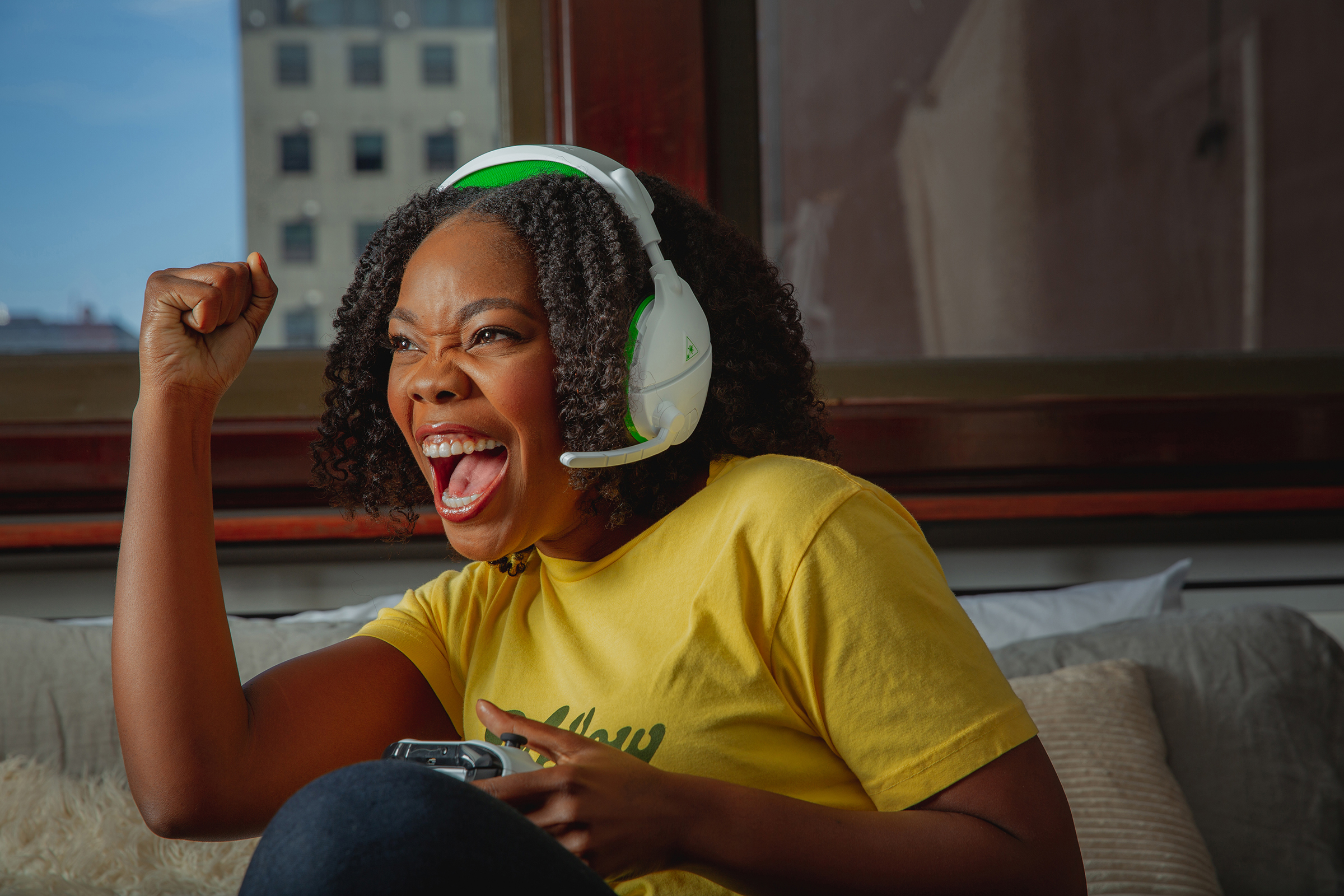 TURTLE BEACH Stealth 600 White, Over-ear Gaming Headset Weiß/Grün