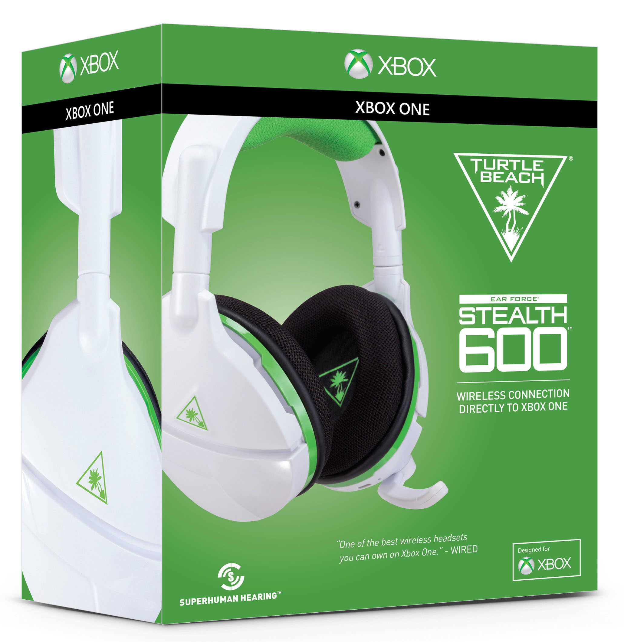 TURTLE BEACH Stealth 600 White, Over-ear Gaming Headset Weiß/Grün