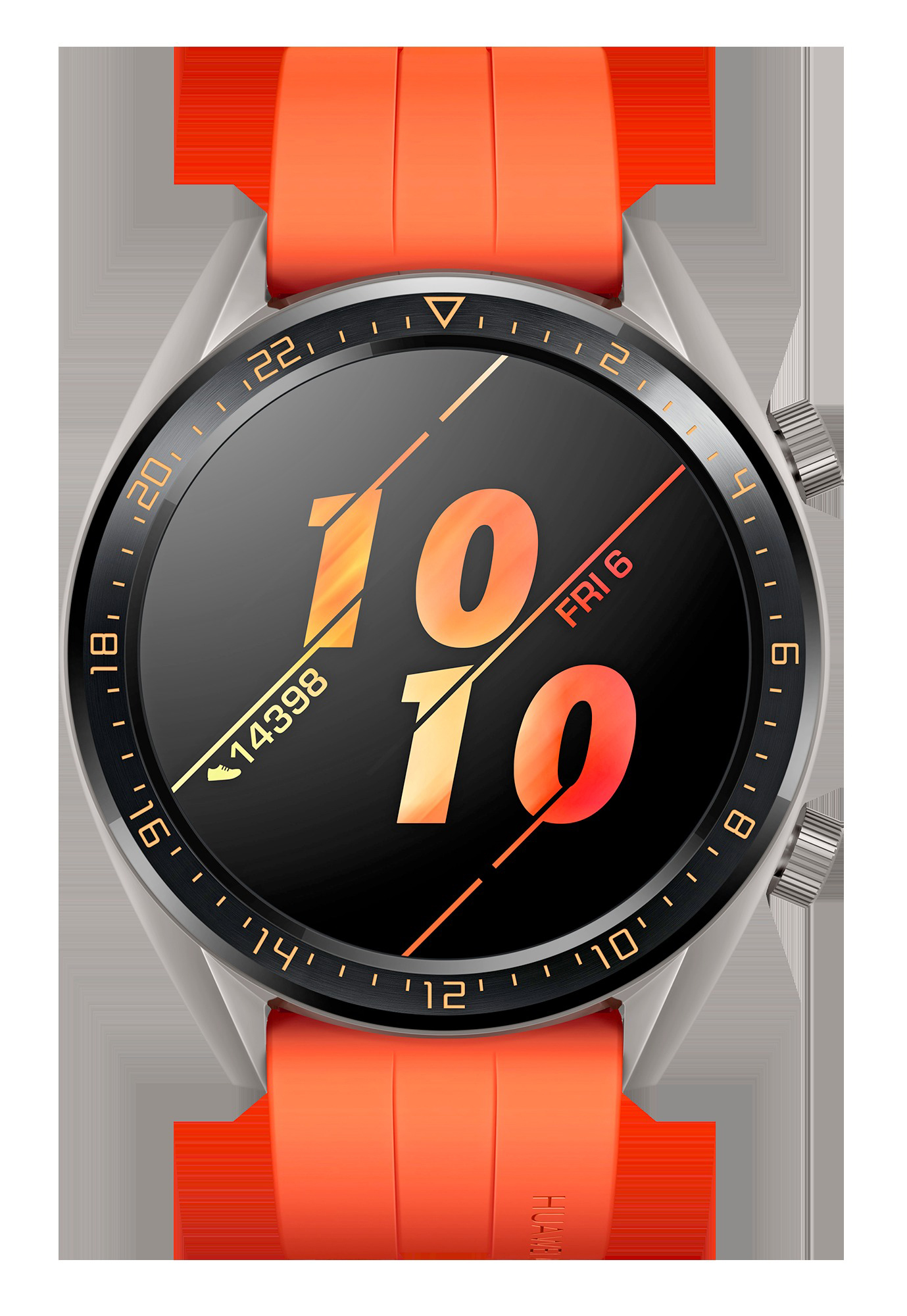 HUAWEI Watch GT Active Smartwatch Metall Fluorelastomer, 140-210 mm, Orange
