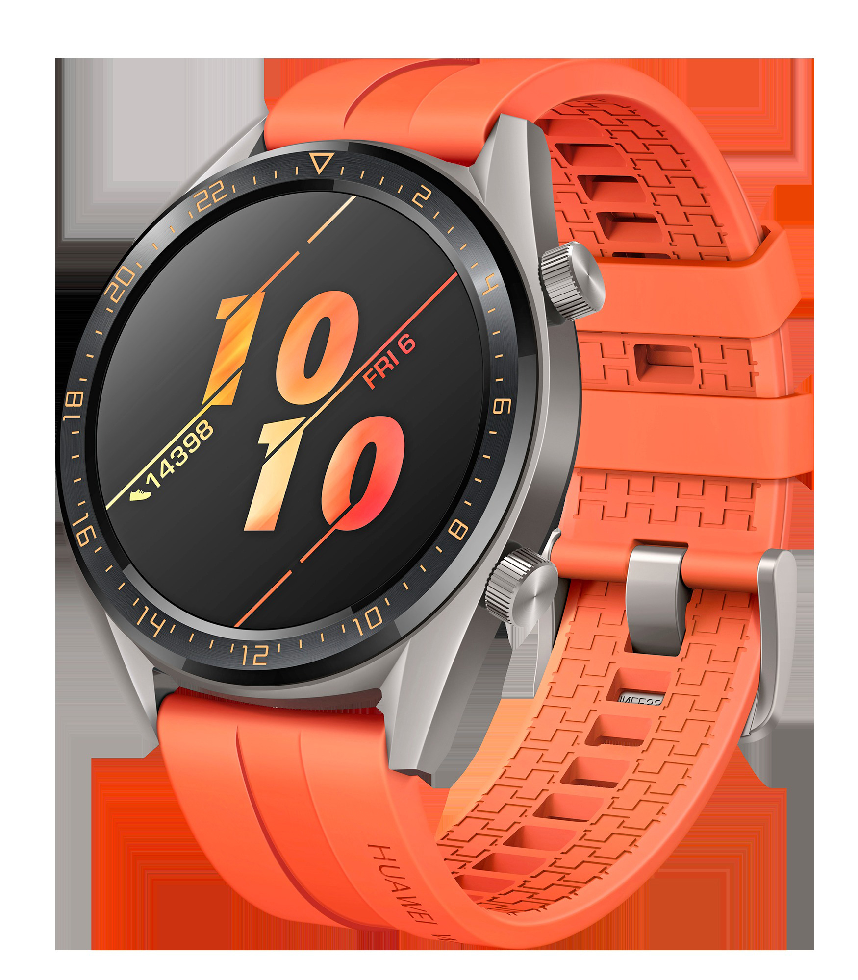 HUAWEI Watch GT Active Smartwatch Metall Fluorelastomer, 140-210 mm, Orange