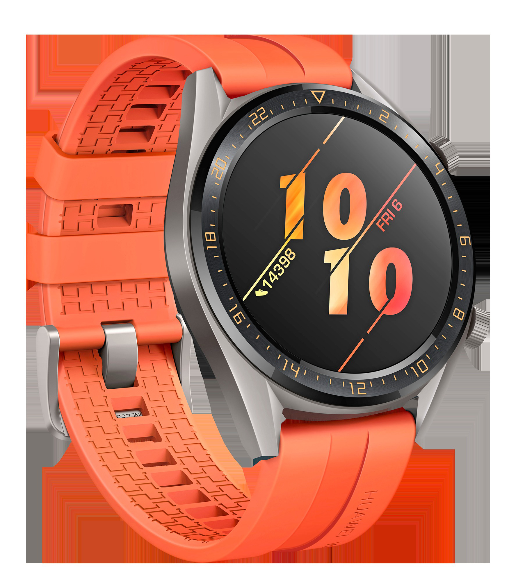 HUAWEI Watch GT Active Smartwatch Metall Fluorelastomer, 140-210 mm, Orange