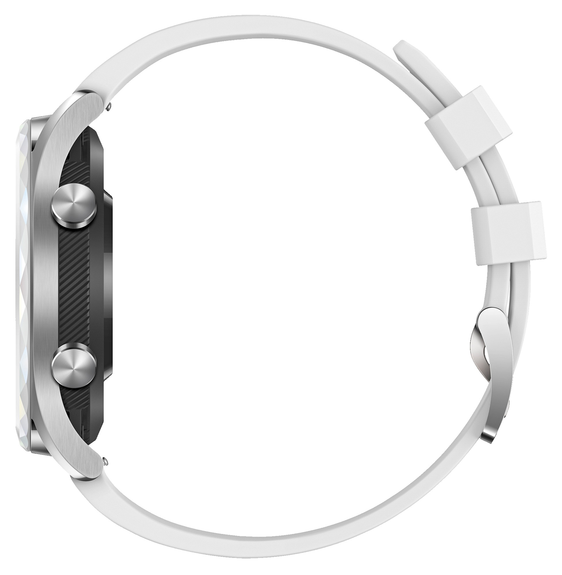 HUAWEI Watch GT Elegant Smartwatch Metall Fluorelastomer, 130-190 mm, Weiß