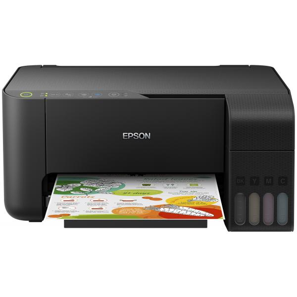 Impresora multifunción - Epson EcoTank ET-2710, 33 ppm, WiFi, Negro