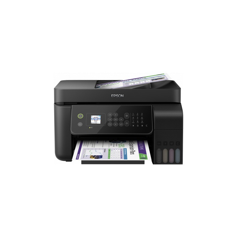 Impresora multifunción - Epson EcoTank ET-4700, Inyección de tinta, 33 ppm, LCD, WiFi, Negro