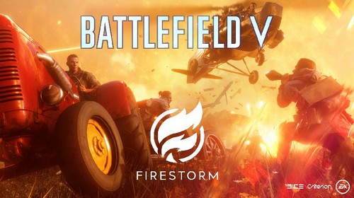 Portada del juego Battlefield V con una escena de campo de batalla.