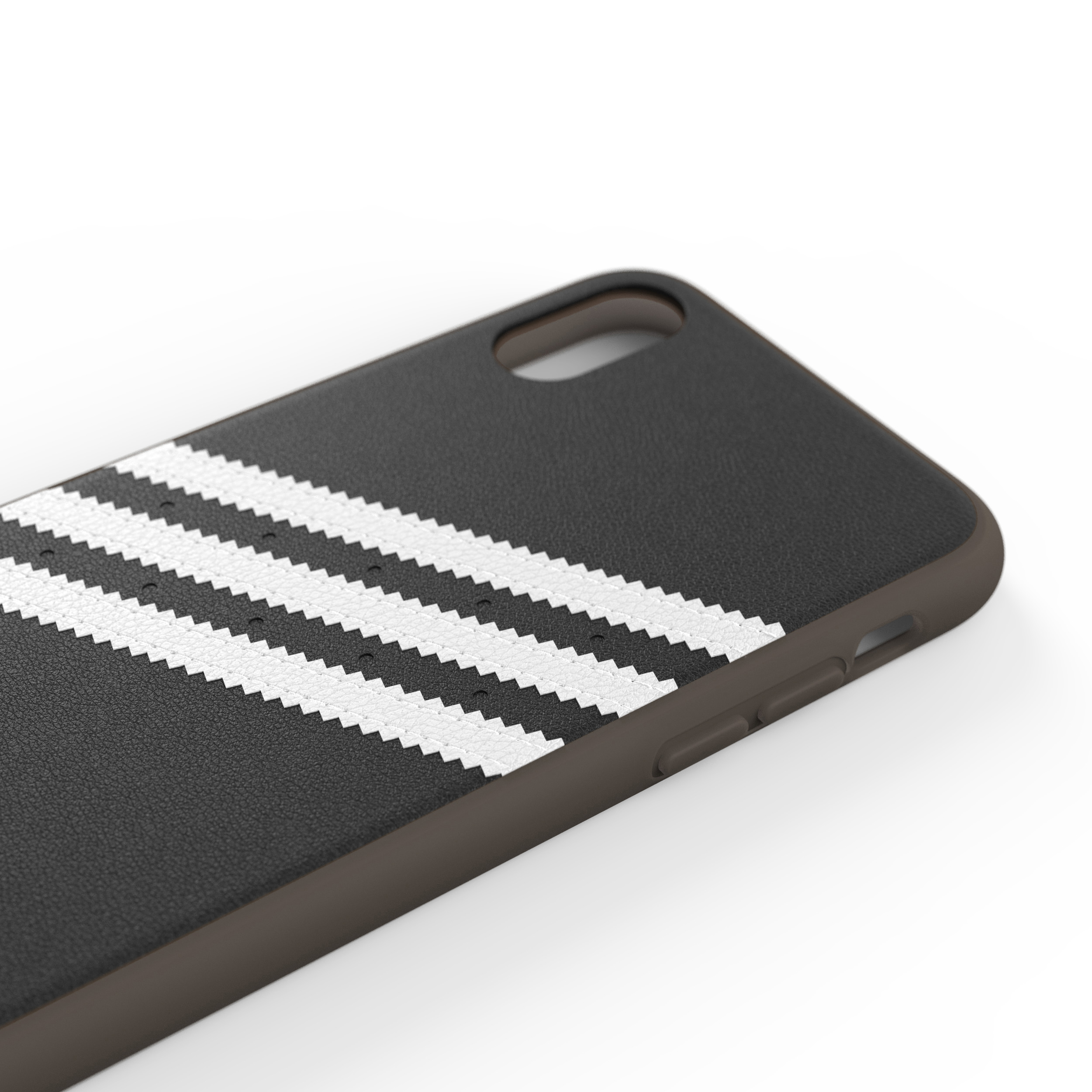 ADIDAS ORIGINALS Moulded Case, Backcover, Apple, iPhone X, iPhone XS, Schwarz/Weiß