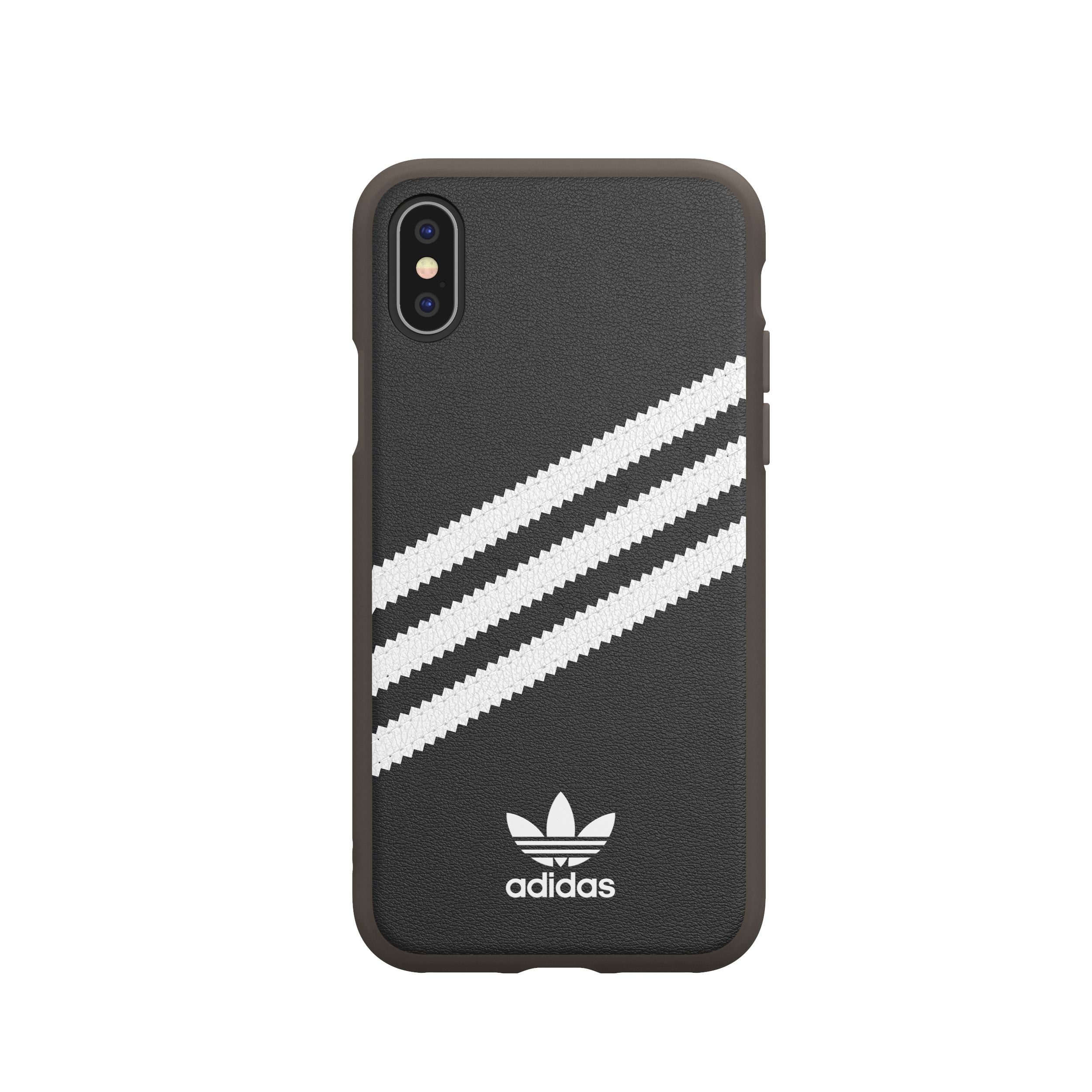 ADIDAS ORIGINALS Moulded Case, Backcover, Apple, iPhone X, iPhone XS, Schwarz/Weiß