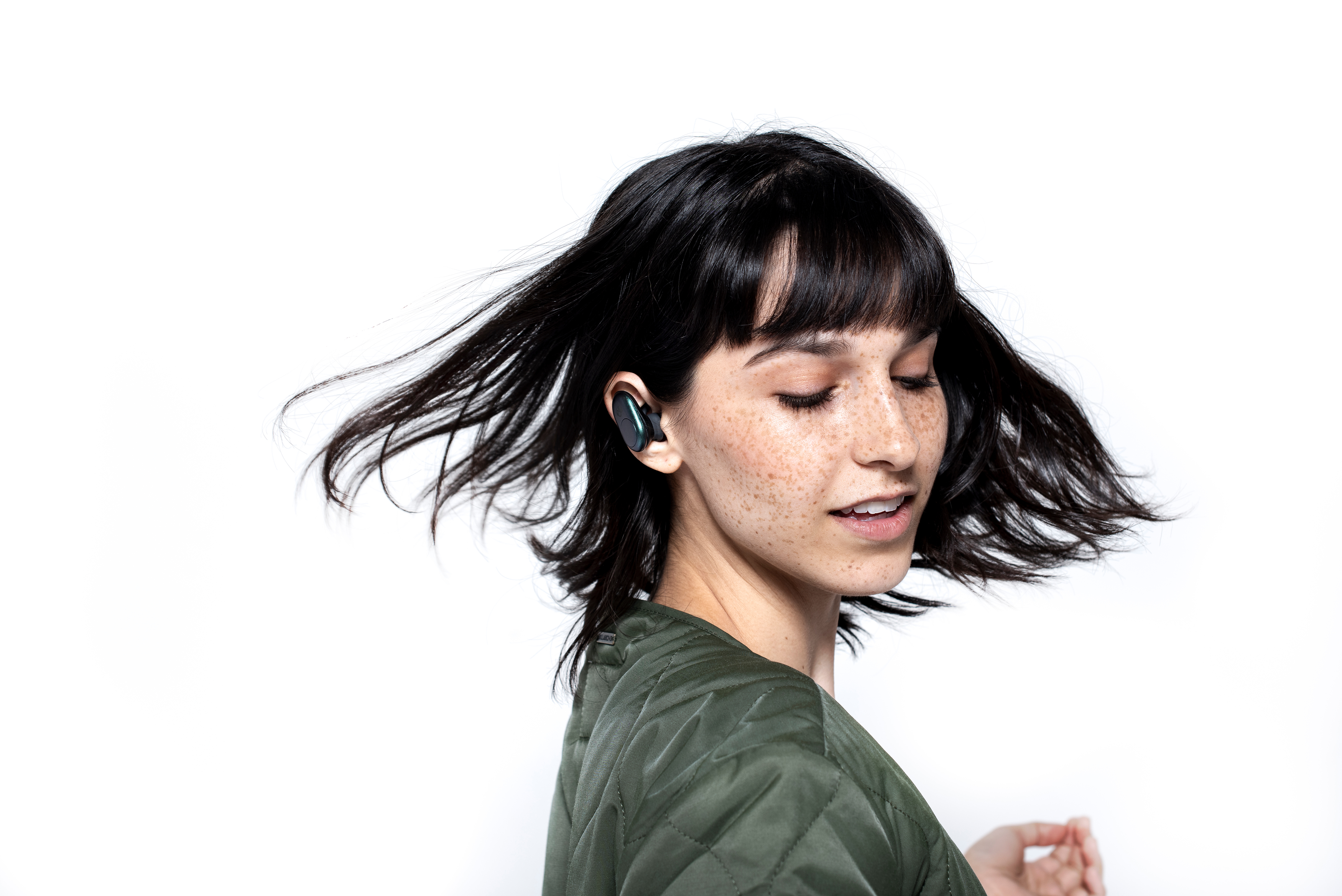 SKULLCANDY Push, In-ear Kopfhörer Bluetooth Dunkelgrün