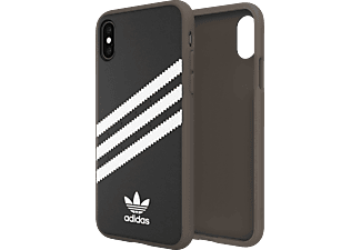 ADIDAS ORIGINALS Moulded Case, Backcover, Apple, iPhone X, iPhone XS, Schwarz/Weiß