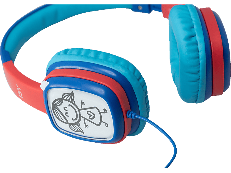 ISY IHP-1001-BL, On-ear Kopfhörer Blau