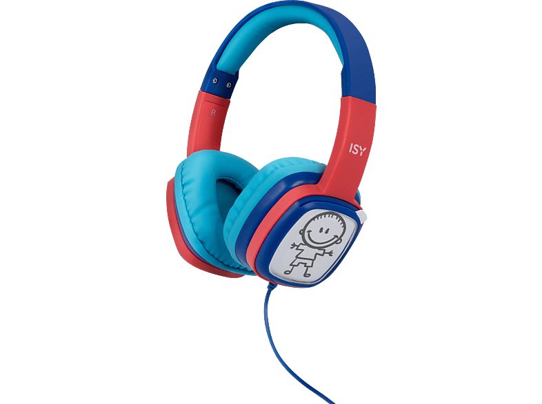 ISY IHP-1001-BL, On-ear Blau Kopfhörer