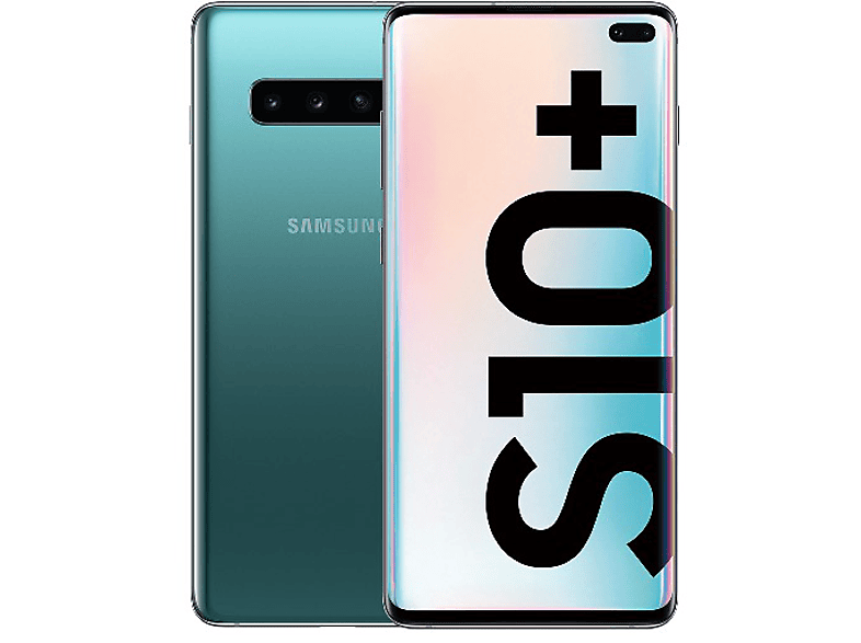 Móvil - Samsung Galaxy S10+, Verde, 128 GB, 8 GB RAM, 6.4" QHD+, Exynos 9 9822, 4100 mAh, Android